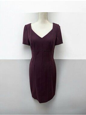 KAY UNGER Deep Purple Cocktail Dress Size 8 NEW New with tags